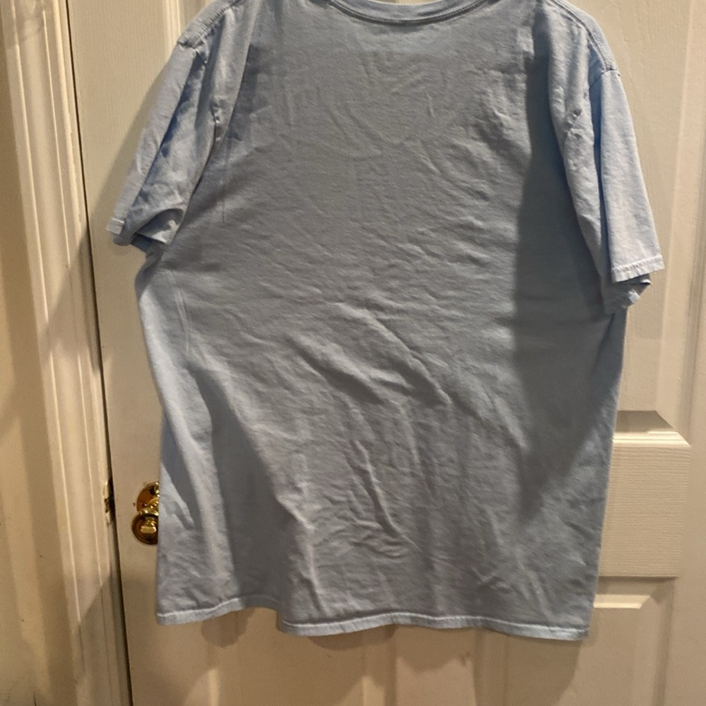 Strange planet sky, blue short sleeve T-shirt, size XL - Picture 4 of 5